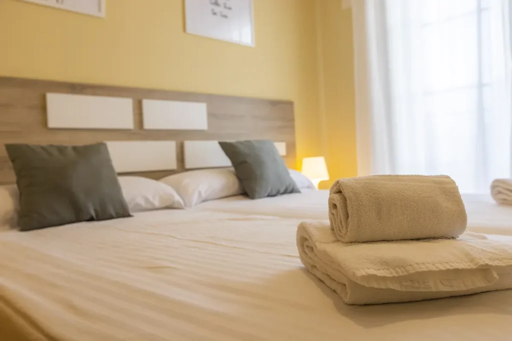 Apartamentos en la Costa de Lugo Costa Reinante Atico Barreiros detalle toallas