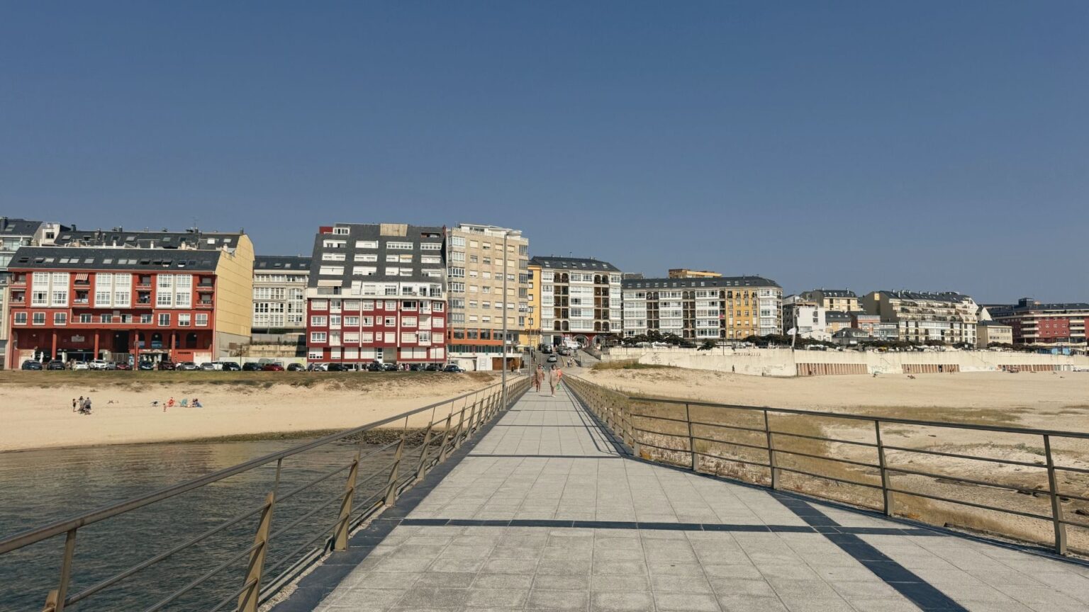 Playa A Rapadoira en el Paseo
