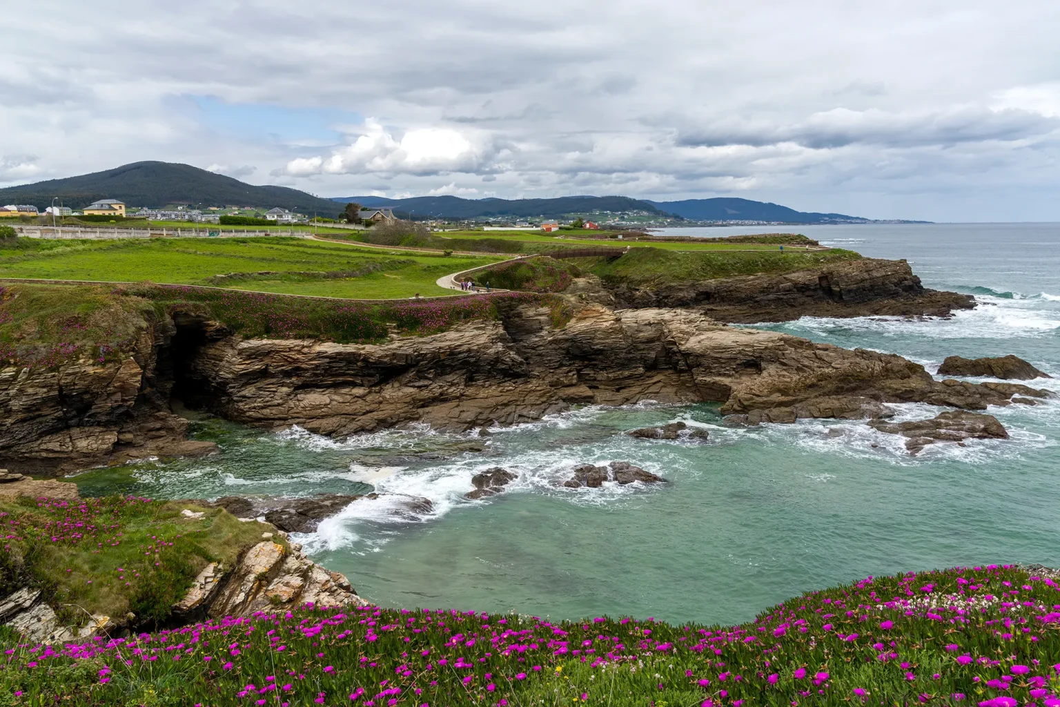 Playa de Llas Foz Costa de Lugo Galicia