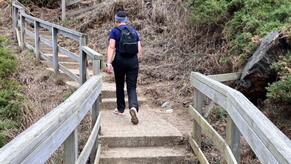 sendero y subida focino do porco